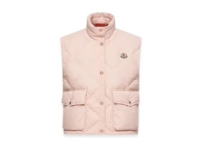 MONCLER Women's Waistcoat "Pink"
