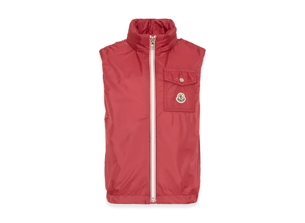 MONCLER Kids Waistcoat "Red"