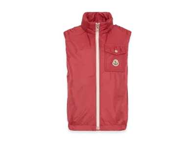 MONCLER Kids Waistcoat "Red"