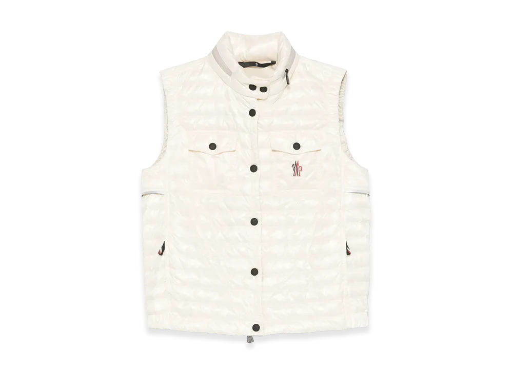 MONCLER Women's Waistcoat Grenoble "White"