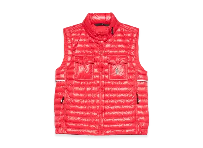 MONCLER Women's Waistcoat Grenoble "Red"