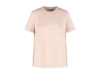 MONCLER Women's Cotton T-Shirt "Nude/Neutrals/Pink"