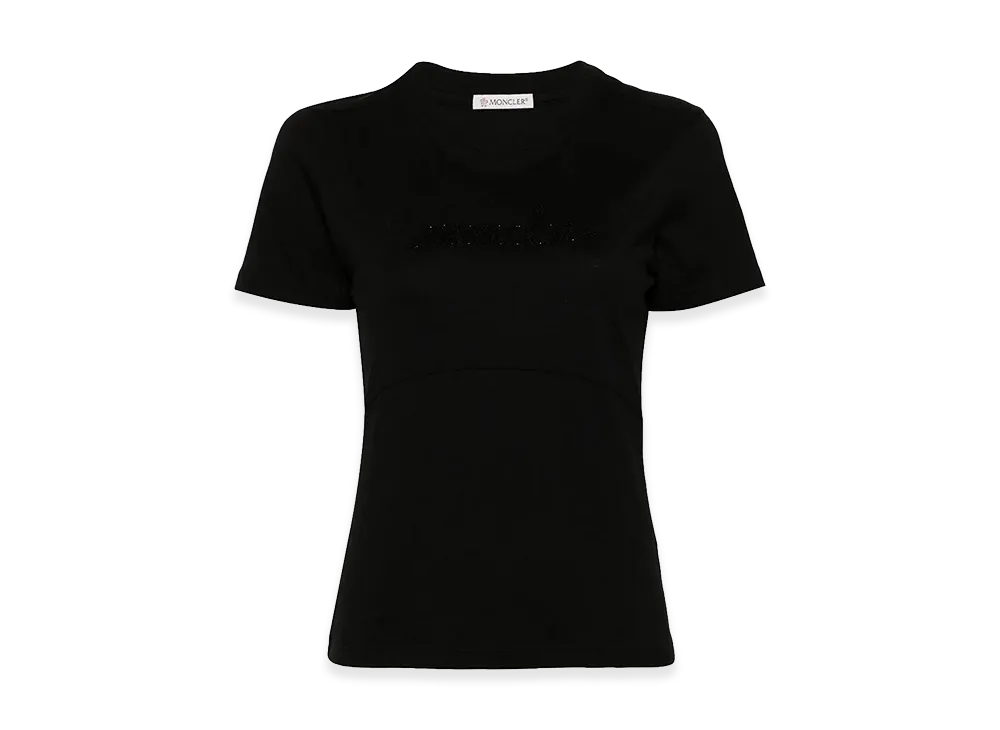 MONCLER Women's S/S T-Shirt "Black"