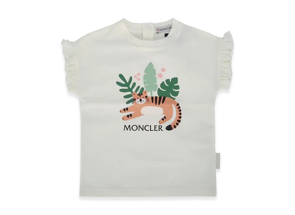 MONCLER Kids S/S T-Shirt "White"