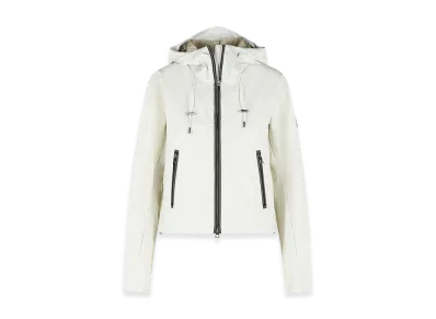 MONCLER Women's Lasanca Hooded Jacket "White"