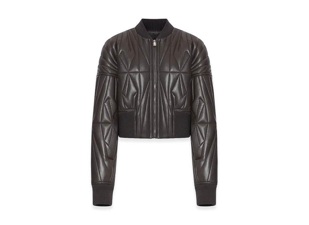 MONCLER x Rick Owens Women's Geocamo Cropped Jacket "Brown"