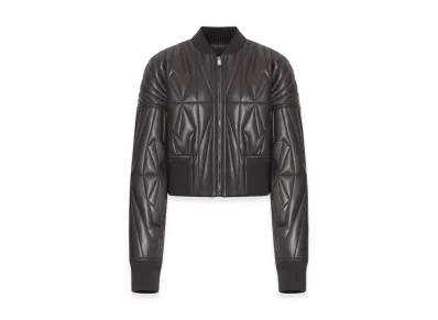 MONCLER x Rick Owens Women's Geocamo Cropped Jacket "Brown"