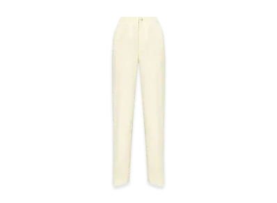 MONCLER Women's Tailoring Trousers In Wool Blend "White"