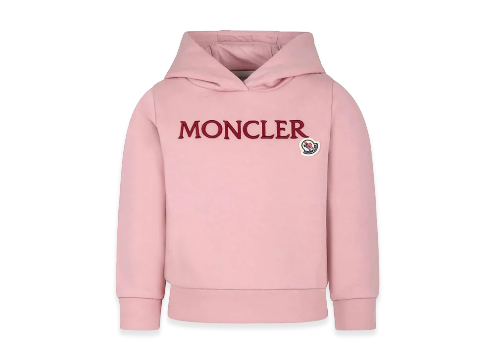 MONCLER Hooded Sweatshirt "Pink"