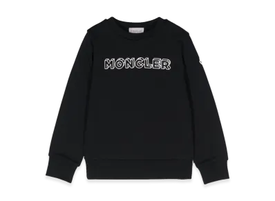 MONCLER Kids Sweatshirt With Logo "Blue"