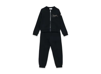 MONCLER Cotton Tracksuit "Blue"