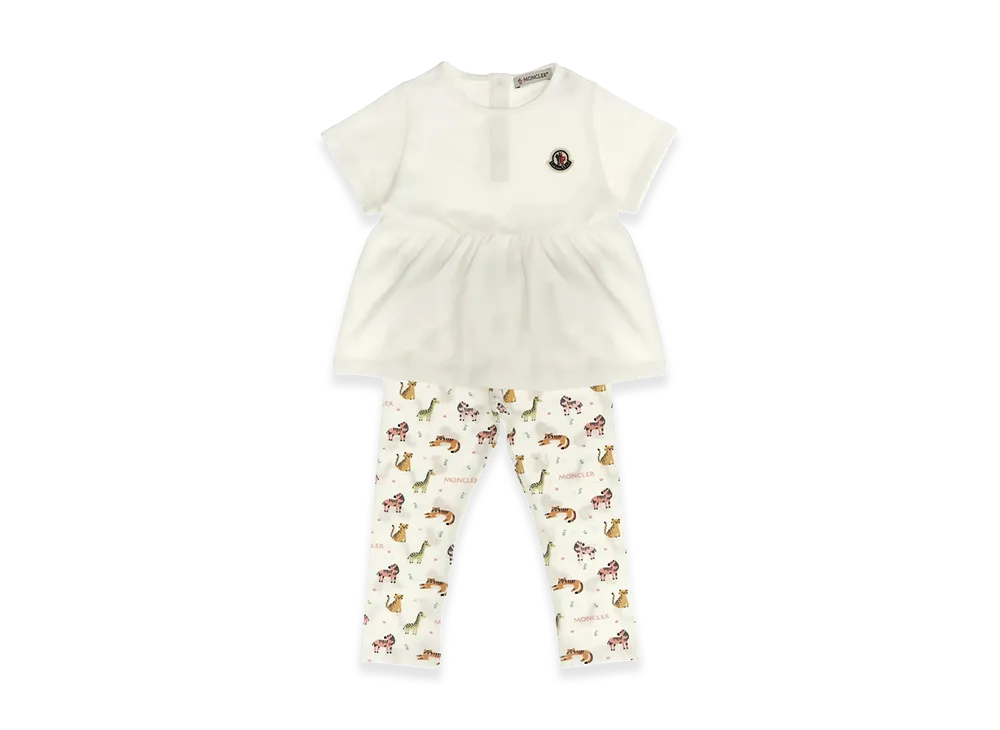 MONCLER Kids Jumpsuit "White"