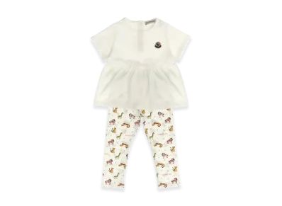MONCLER Kids Jumpsuit "White"