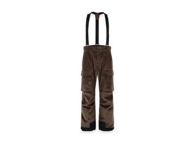 MONCLER Corduroy Padded Ski Overalls "Brown"