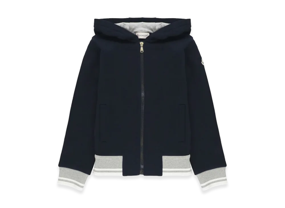 MONCLER Kids Logo Hoodie "Blue"