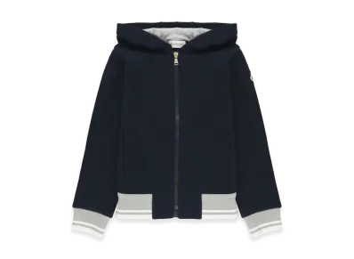 MONCLER Kids Logo Hoodie "Blue"