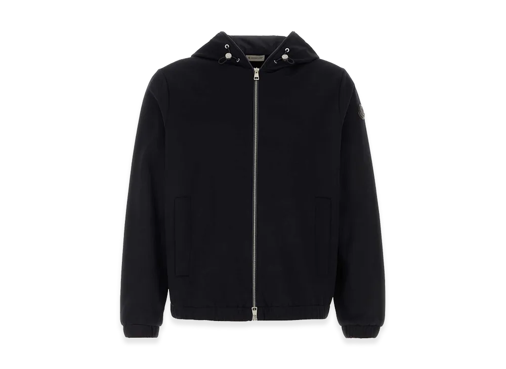 MONCLER Cotton Blend Sweatshirt "Midnight Blue"