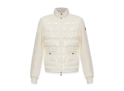 MONCLER Women's Zip-Up Cardigan "White"