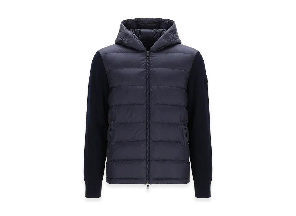MONCLER Padded Cardigan "Blue"