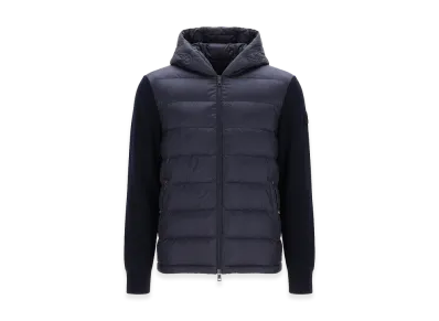 MONCLER Padded Cardigan "Blue"