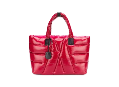 MONCLER Women's Genius 1952 Padded Nylon Bag "Red/Pink"