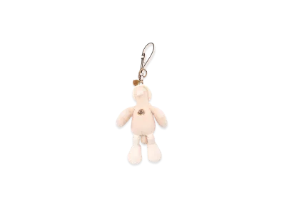 MONCLER Women's Duck Key Ring "Cream"