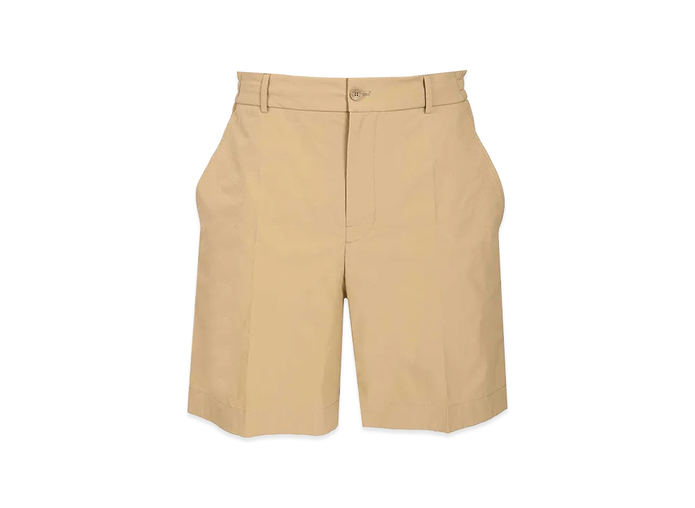 MONCLER Seersucker Shorts "Beige"