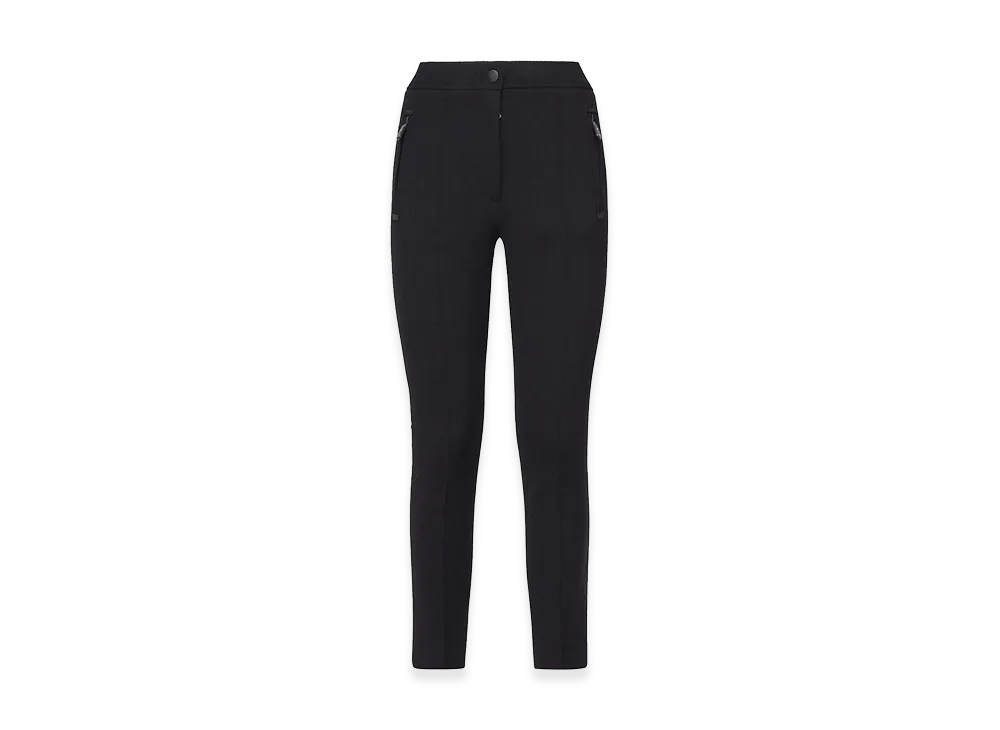 MONCLER Women's Slim Fit Trousers In Technical Fabric "Black"