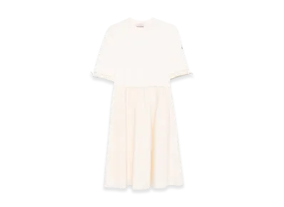 MONCLER Women's Cotton Midi Dress "White"