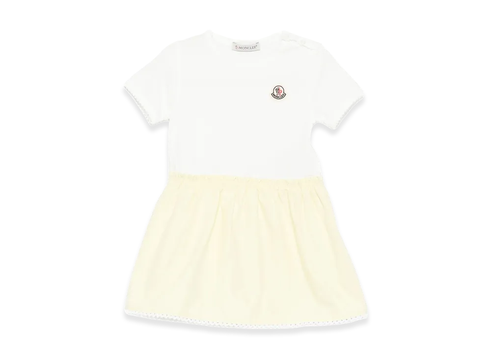MONCLER Kids Dress "Whiteyellow"