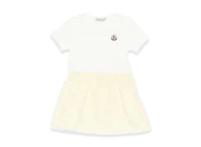 MONCLER Kids Dress "Whiteyellow"