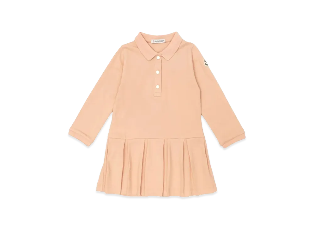 MONCLER Kids Dress With Logo "Beige"