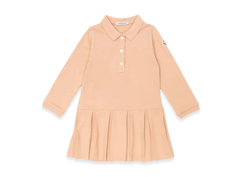MONCLER Kids Dress With Logo "Beige"