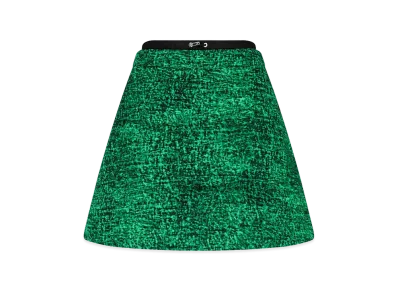 MONCLER Women's Printed Mini Skirt "Green"