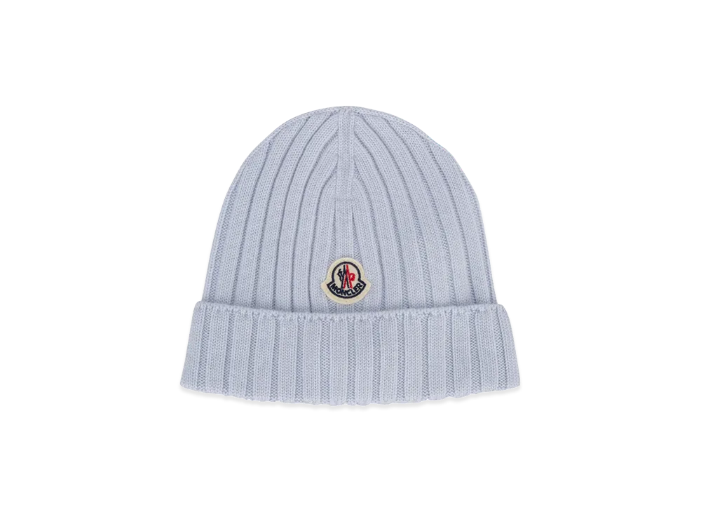 MONCLER Kids Berretto Tricot "Lightblue"