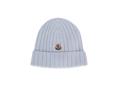 MONCLER Kids Berretto Tricot "Lightblue"