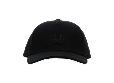 MONCLER Cotton Baseball Cap "Black"