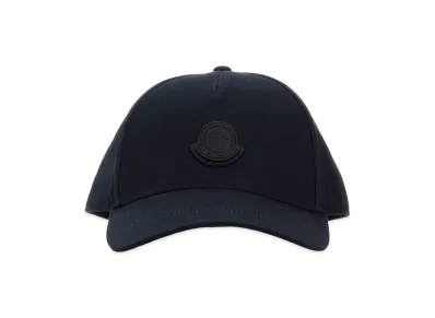 MONCLER Cotton Baseball Cap "Dark Blue"