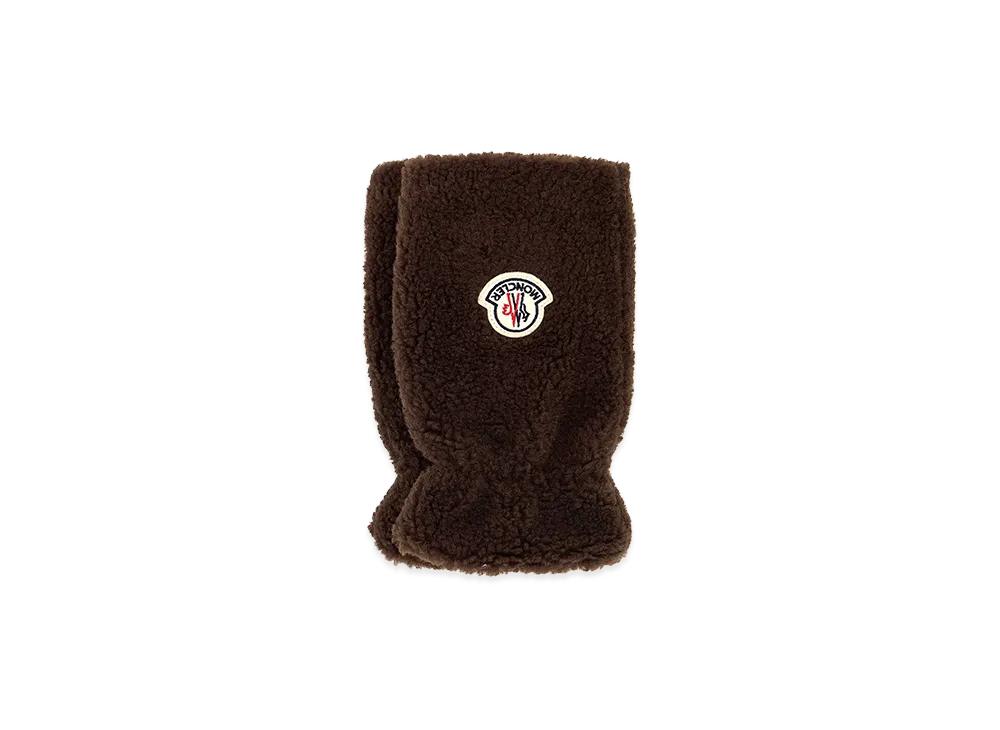MONCLER Teddy Gloves "Dark/Brown"