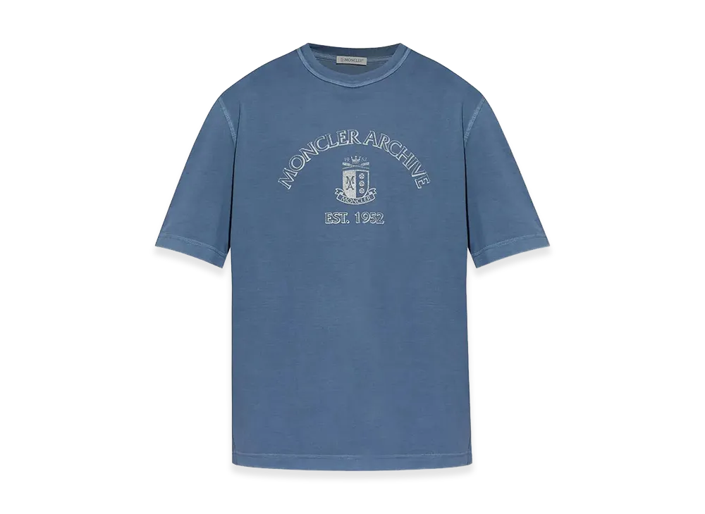 MONCLER Short Sleeve T-Shirt "Blue"