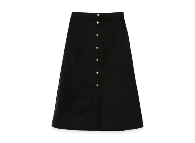 MONCLER Women's Cotton Skirt "Black"