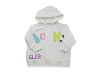MONCLER Kids Tech Fabric Sweatshirt "White"