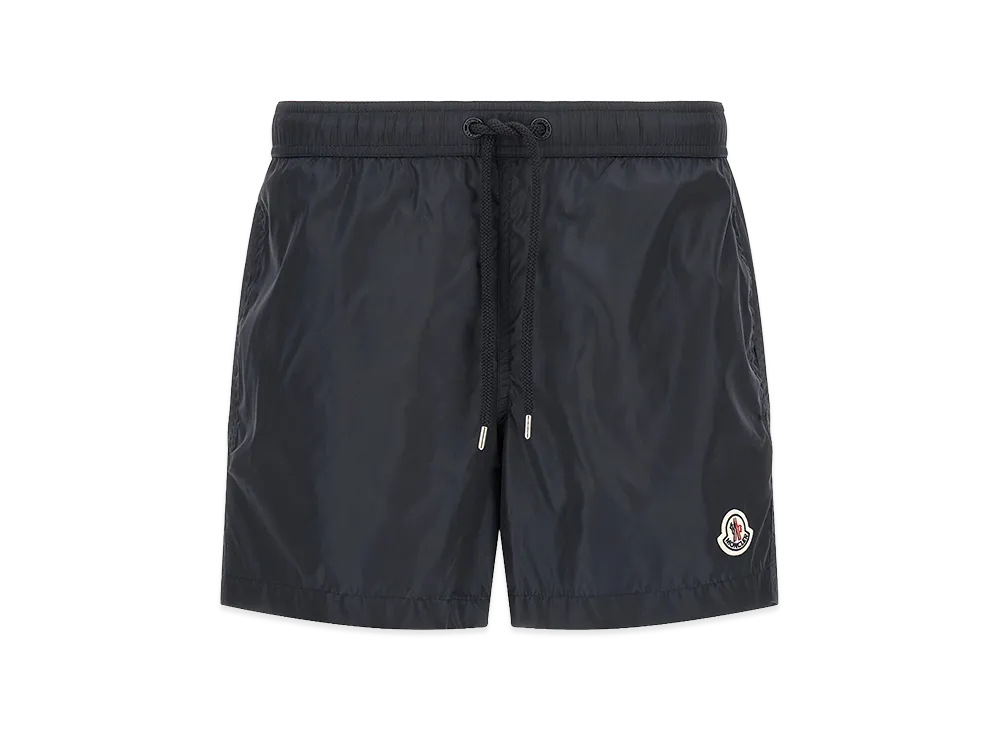 MONCLER Logo Patch Swim Shorts "Blue"