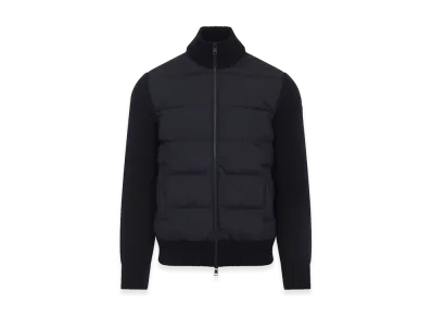 MONCLER Wool Cardigan "Navy Blue"