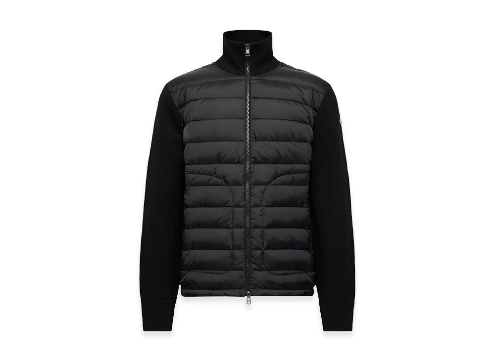 MONCLER Cardigan Tricot Jacket "Black"