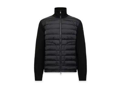 MONCLER Cardigan Tricot Jacket "Black"