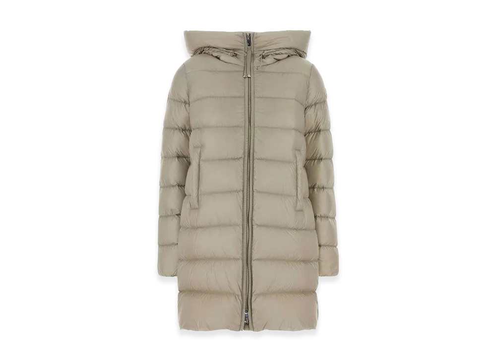 MONCLER Women's Nylon Suyenne Down Jacket "Beige/Sand"