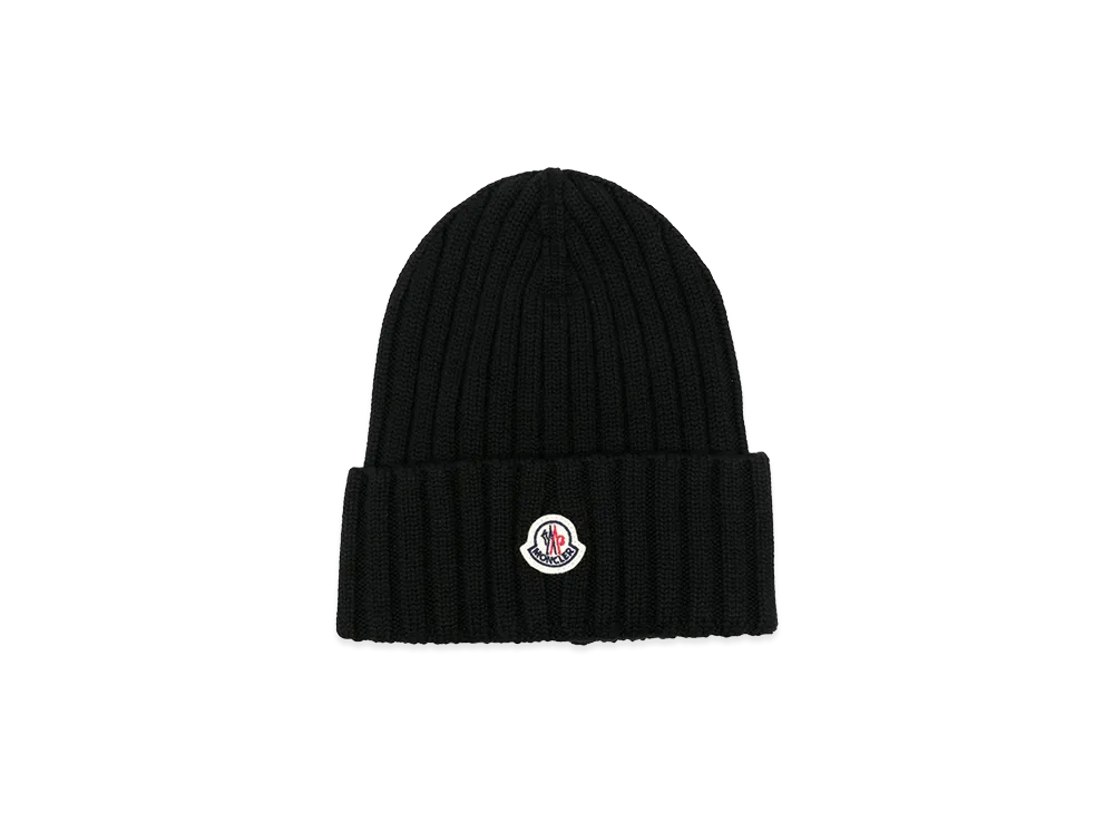 MONCLER Women's Virgin Wool Hat "Black"