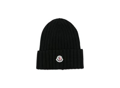 MONCLER Women's Virgin Wool Hat "Black"