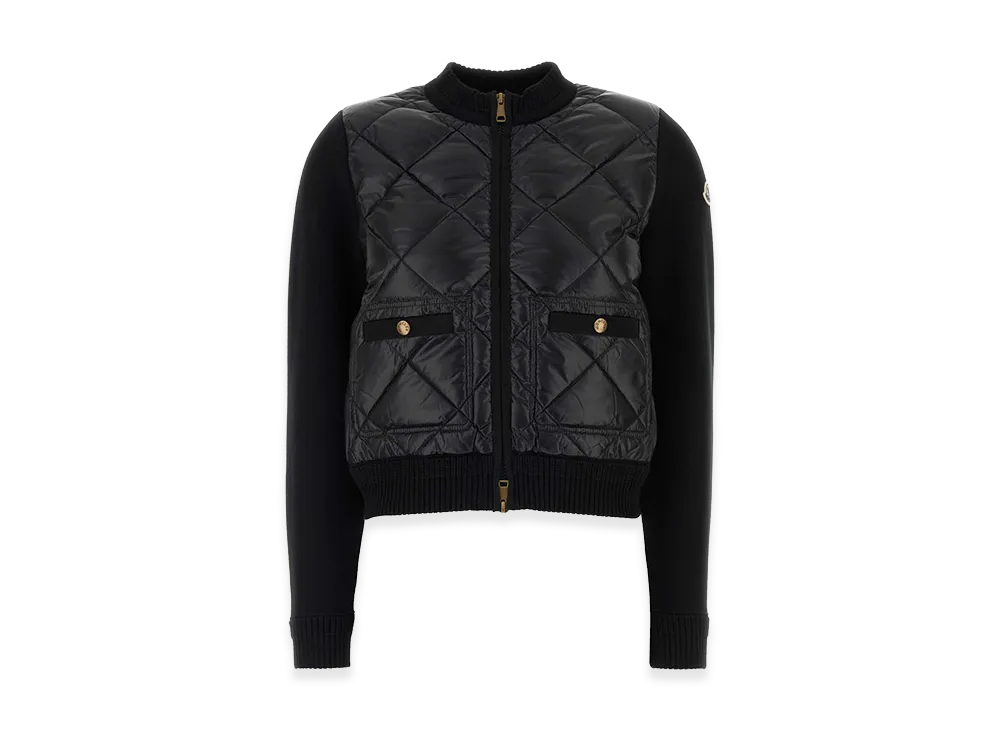 MONCLER Women's Cotton Cardigan "Black"
